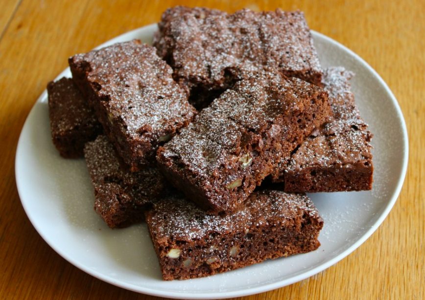 Brownies para reponer energía después de un entrenamiento intenso