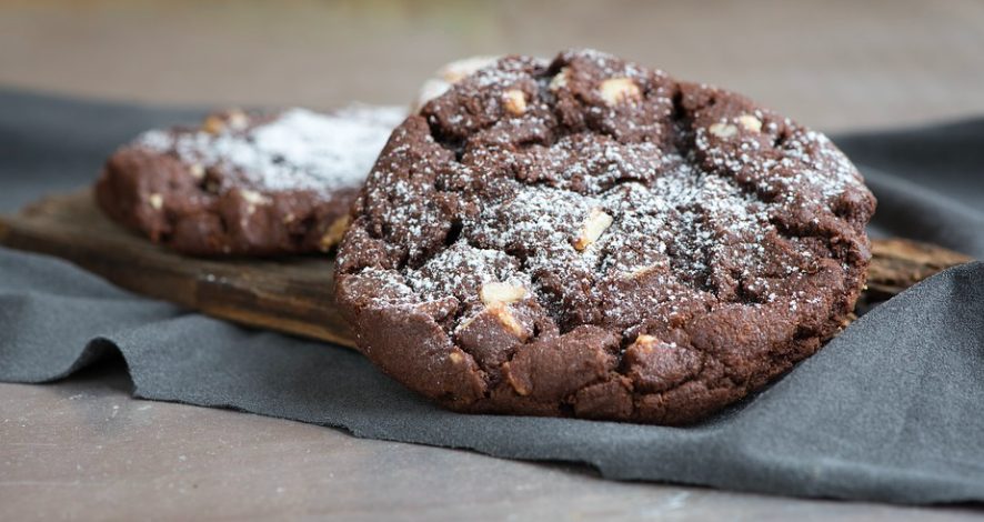 Galletas de cacao sin gluten ni lácteos para después de correr