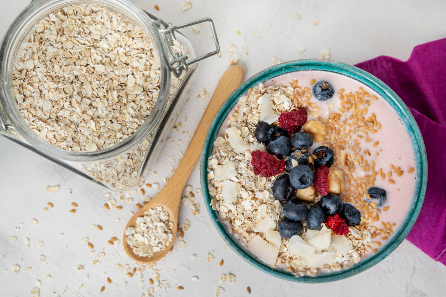 Avena Quaker y correr
